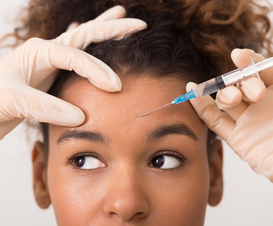 woman getting Botox in Alexandria