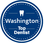 Washington Top Dentist badge