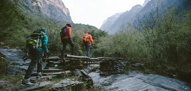 People on a hike