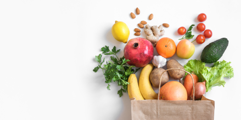 Bag of groceries